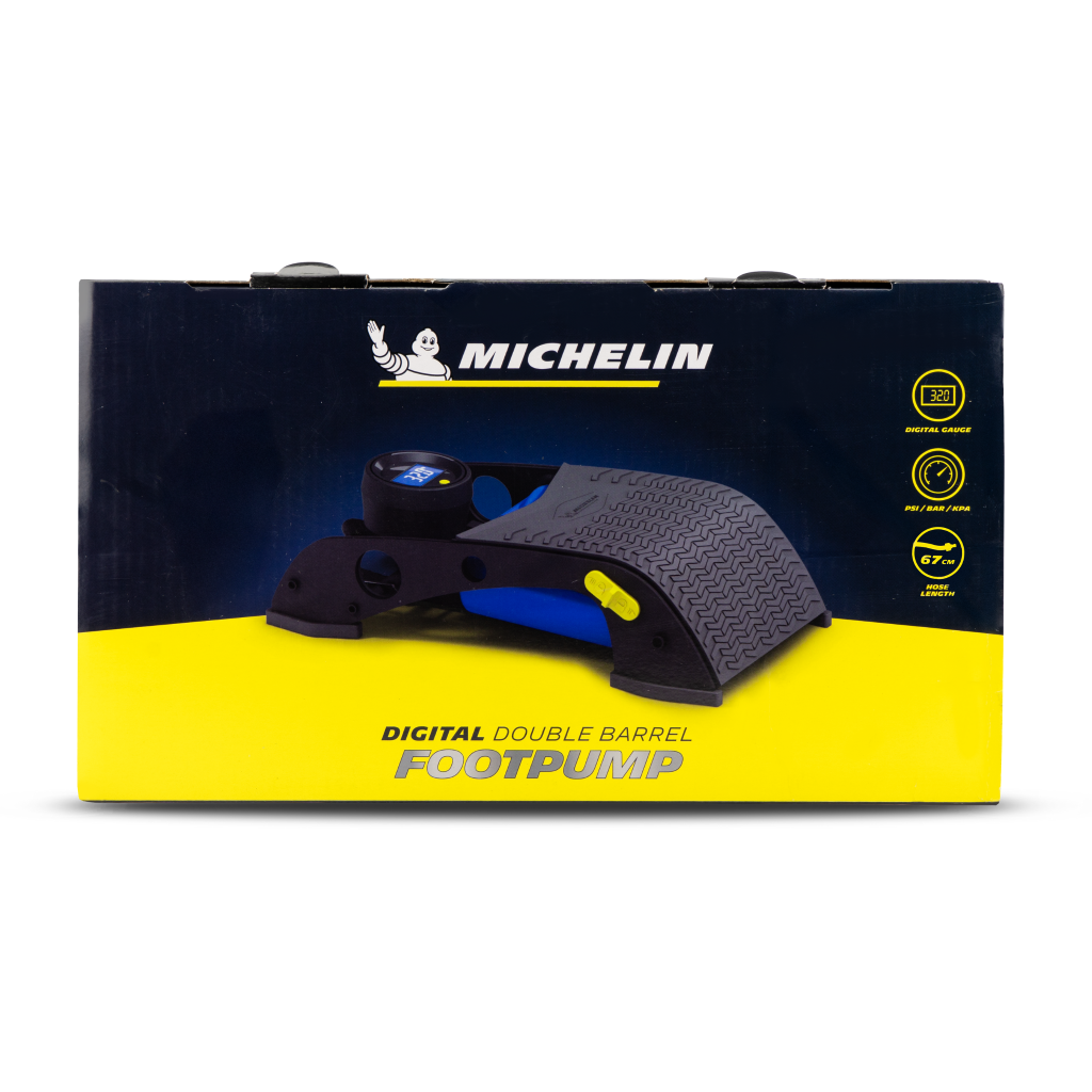 Michelin Digital Double Barrel Foot Pump