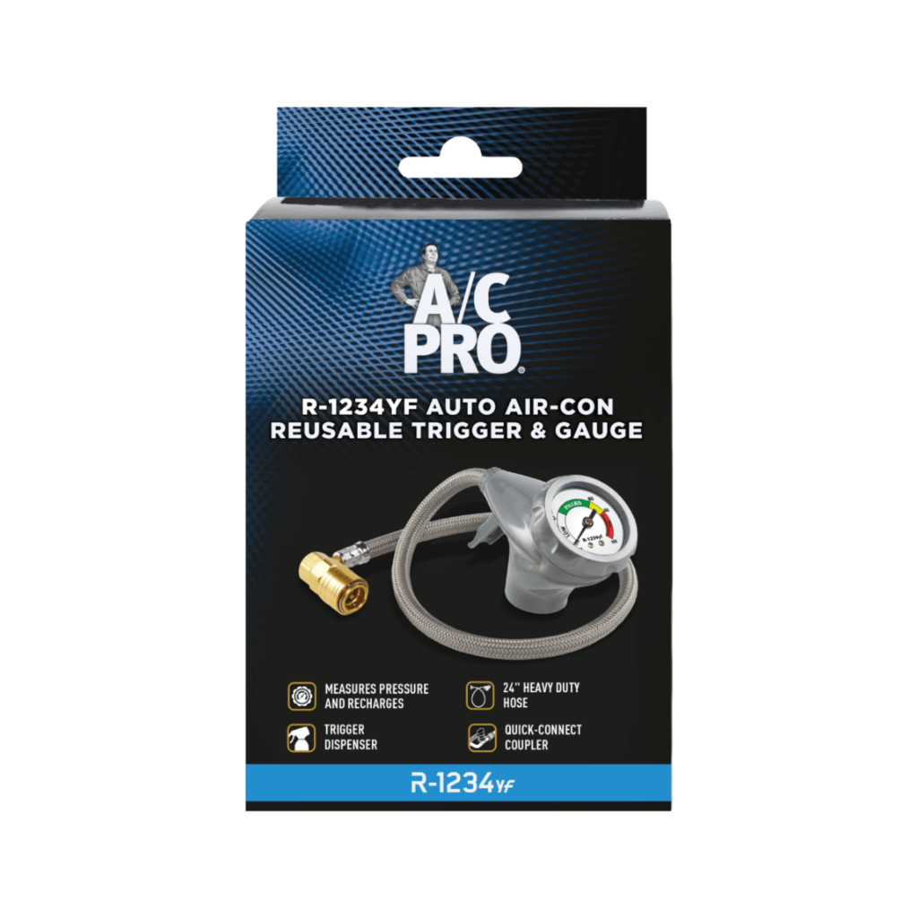 A/C Pro Air-Con Reusable Trigger & Gauge R-1234YF (AC00093EN)