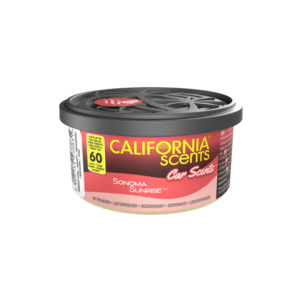 California Scents Car Scents Air Freshener Tins Sonoma Sunrise