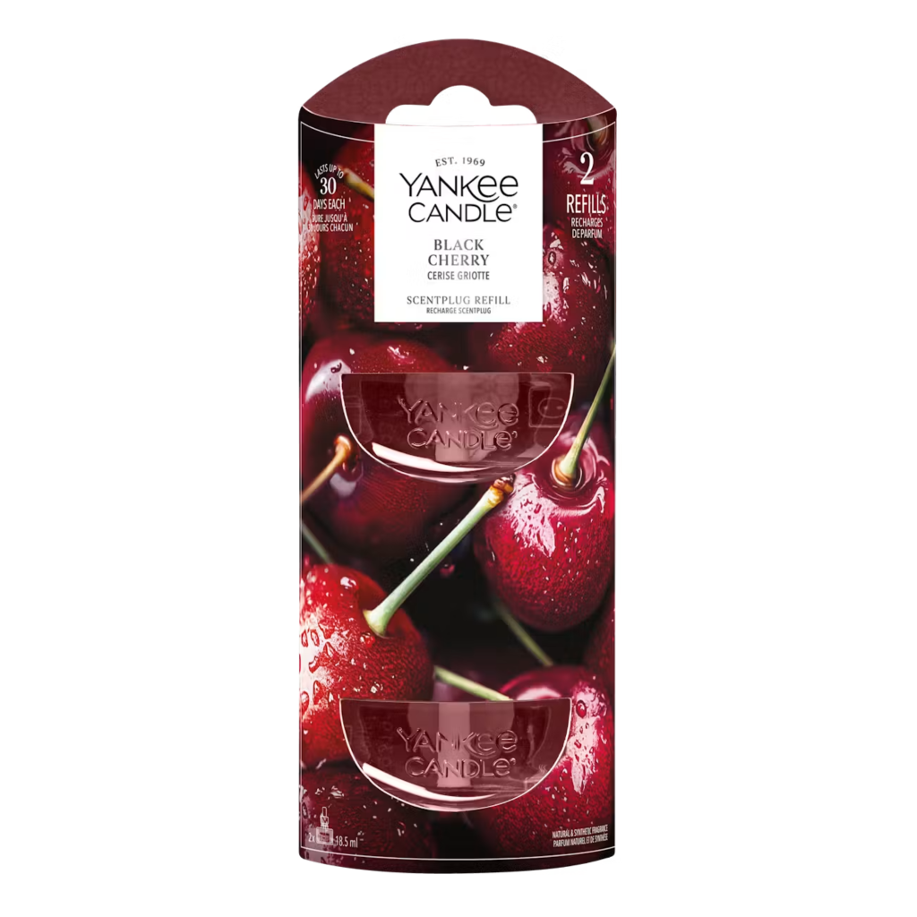 Yankee Candle Scent Plug Twin Pack Refills Black Cherry