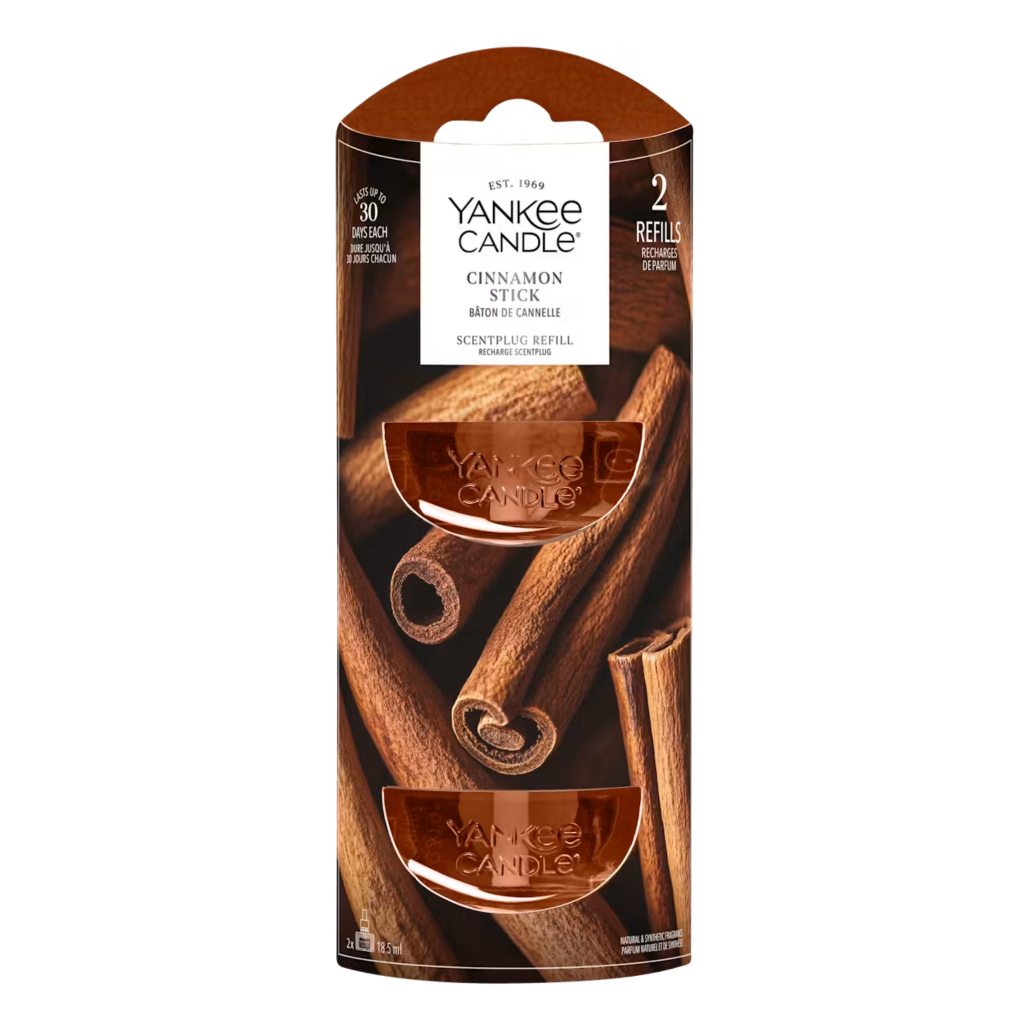 Yankee Candle Scent Plug Twin Pack Refills Cinnamon Stick