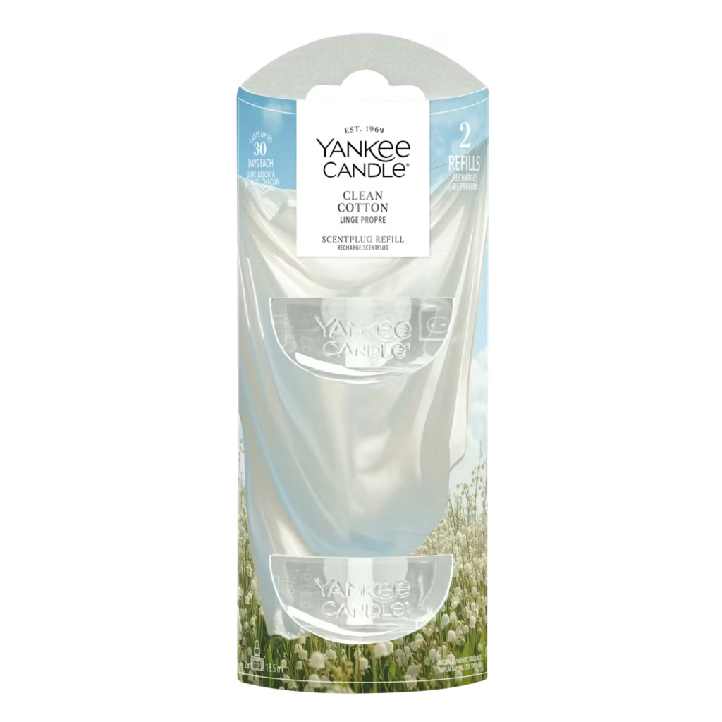 Yankee Candle Scent Plug Twin Pack Refills Clean Cotton