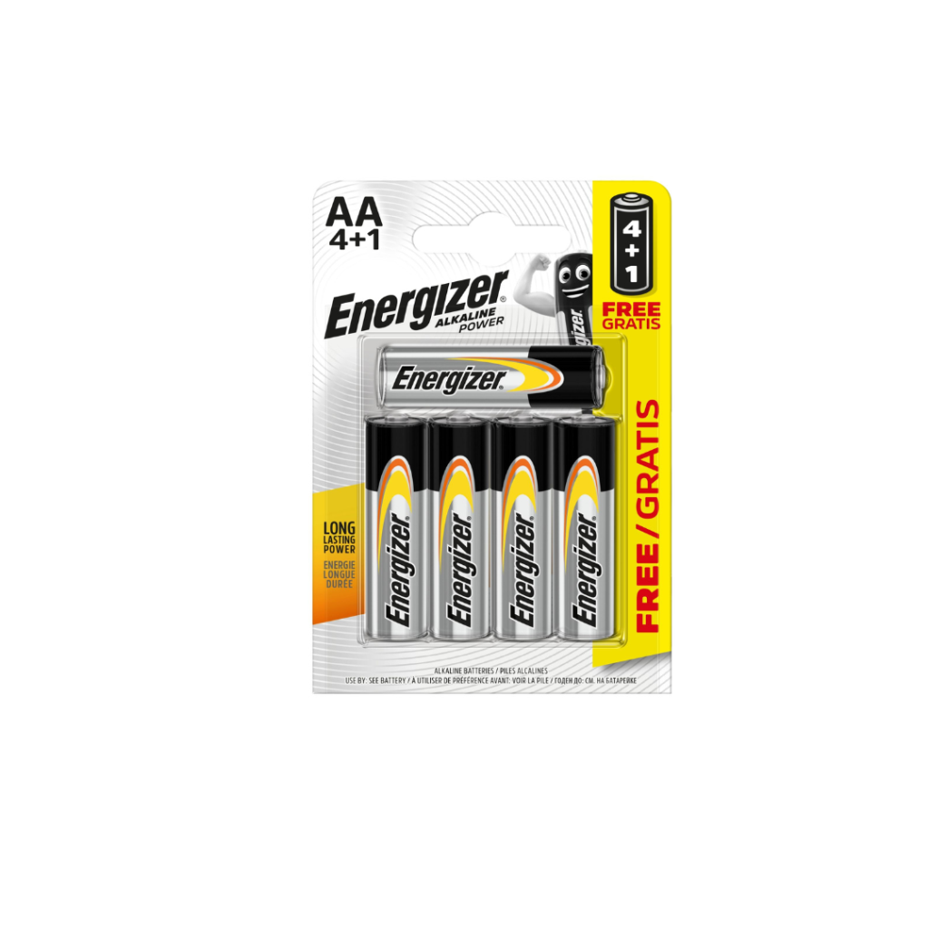Energizer Alkaline Power AA 4+1