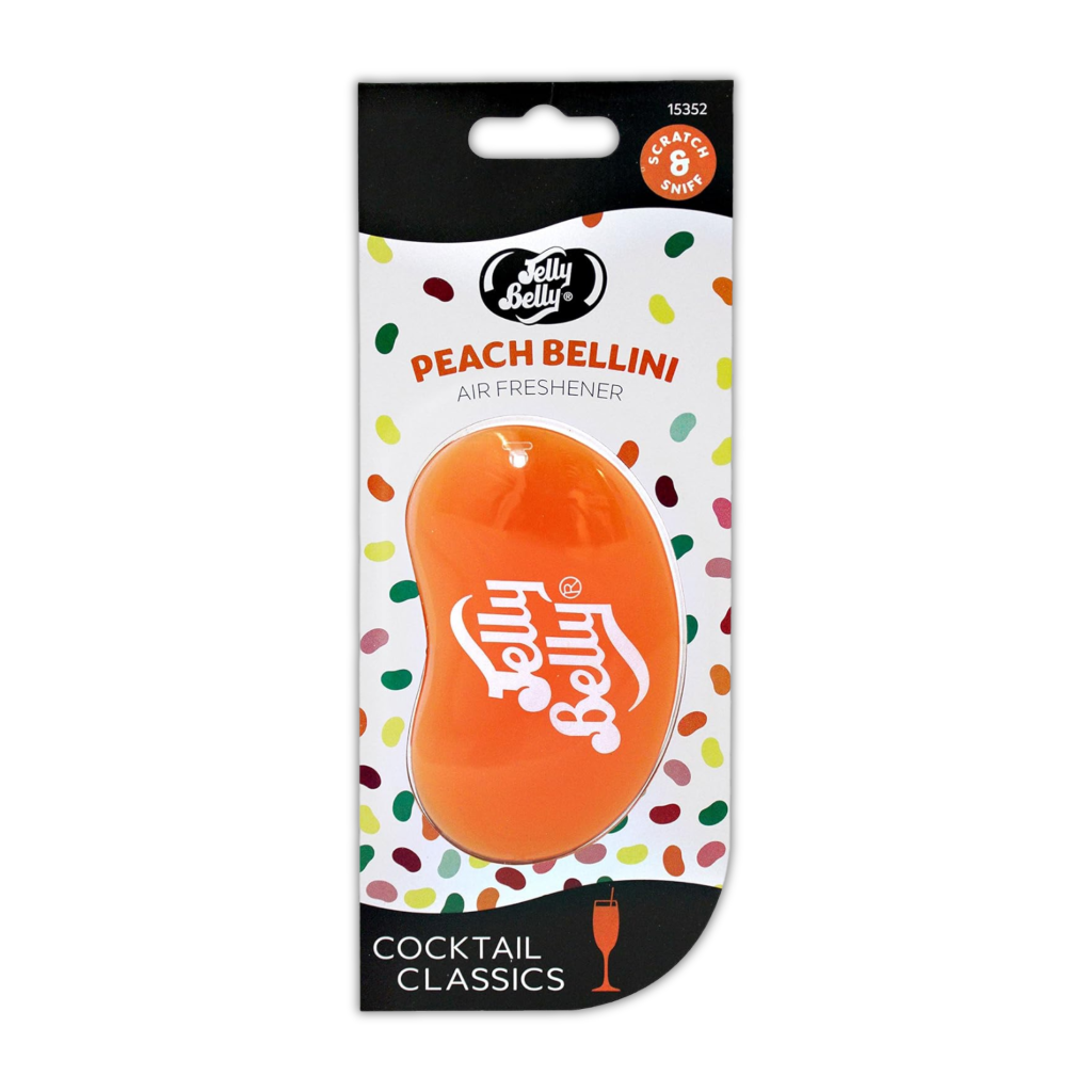 Jelly Belly Gel 3D Air Freshener Peach Bellini