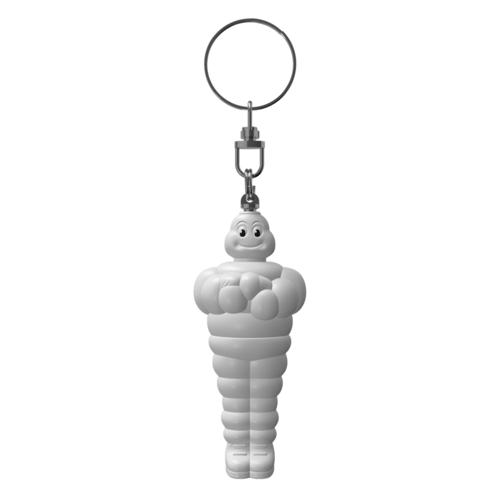 Michelin Man Bibendum Digital Keyring Gauge