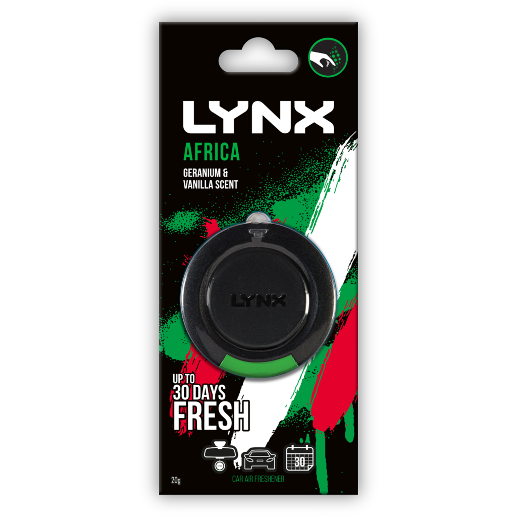 LYNX 3D Hanging Air Freshener Africa