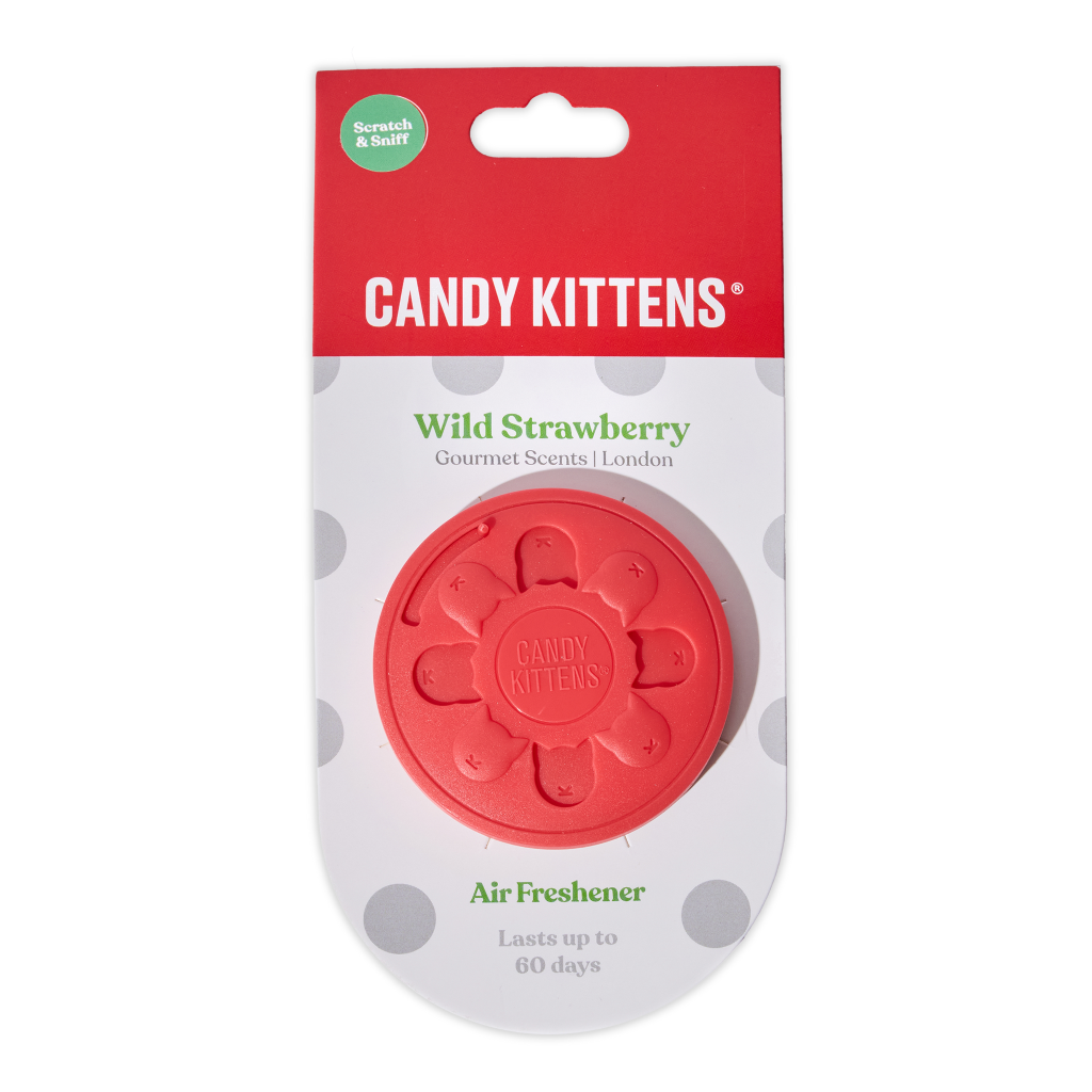 Candy Kittens Peggable Can Air Freshener Wild Strawberry