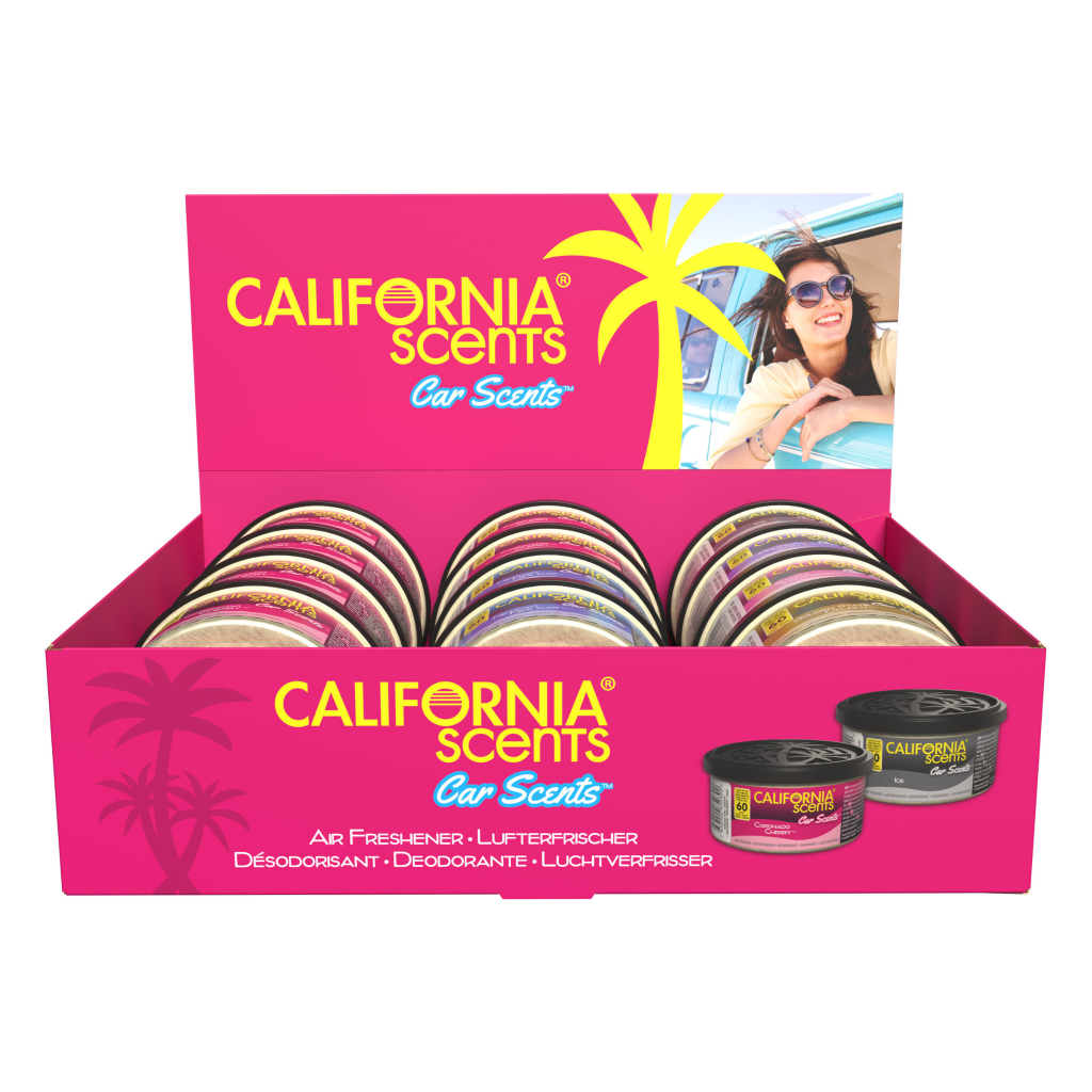 California Scents Car Scents Air Freshener 12pk Assorted