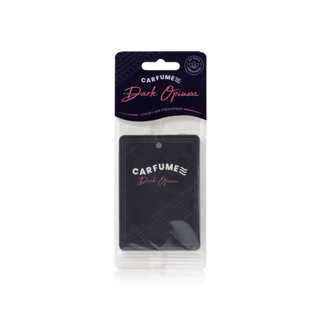 Carfume Scented Card 2D Air Freshener Dark Opium