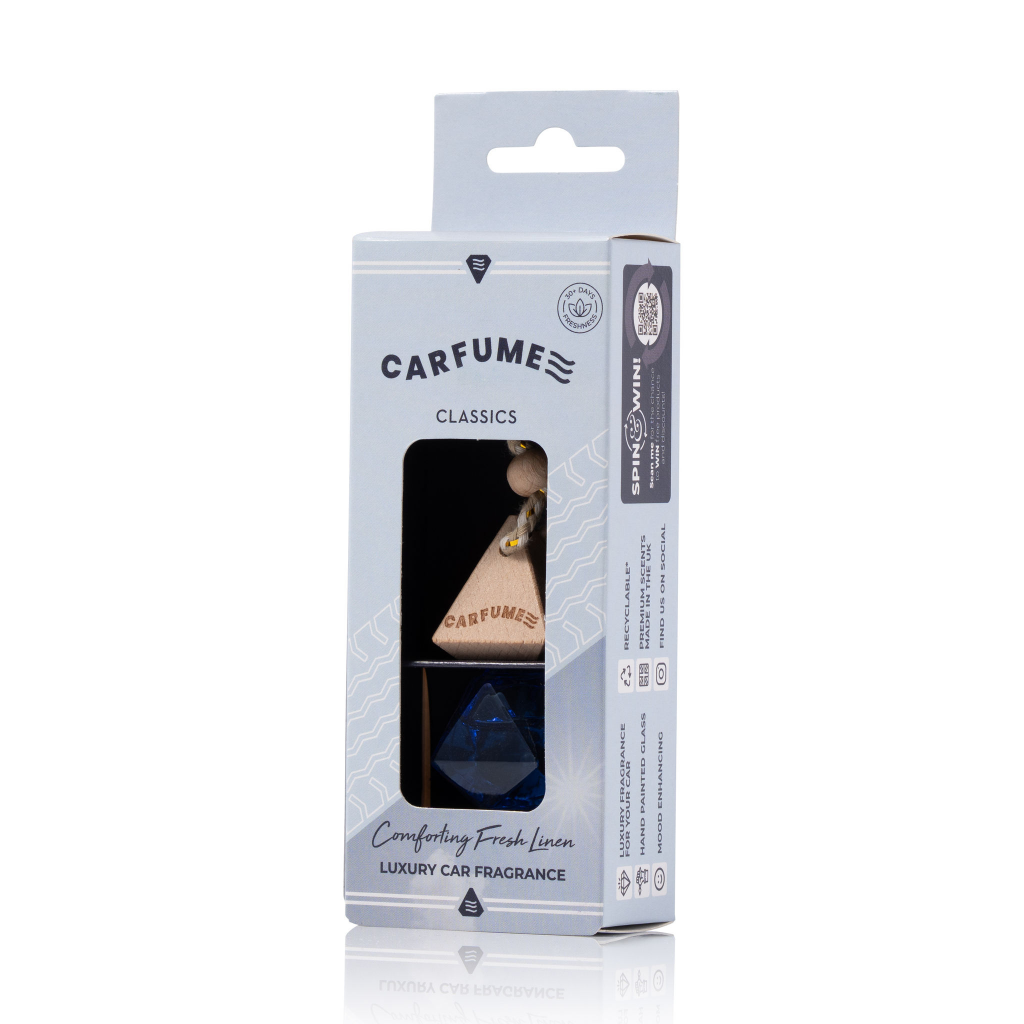 Carfume Classic Car Diffuser Comforting Fresh Linen