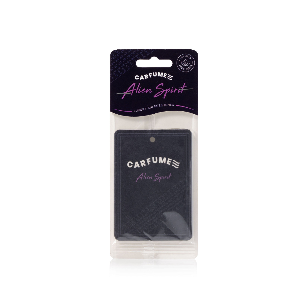 Carfume Scented Card 2D Air Freshener Alien Spirit