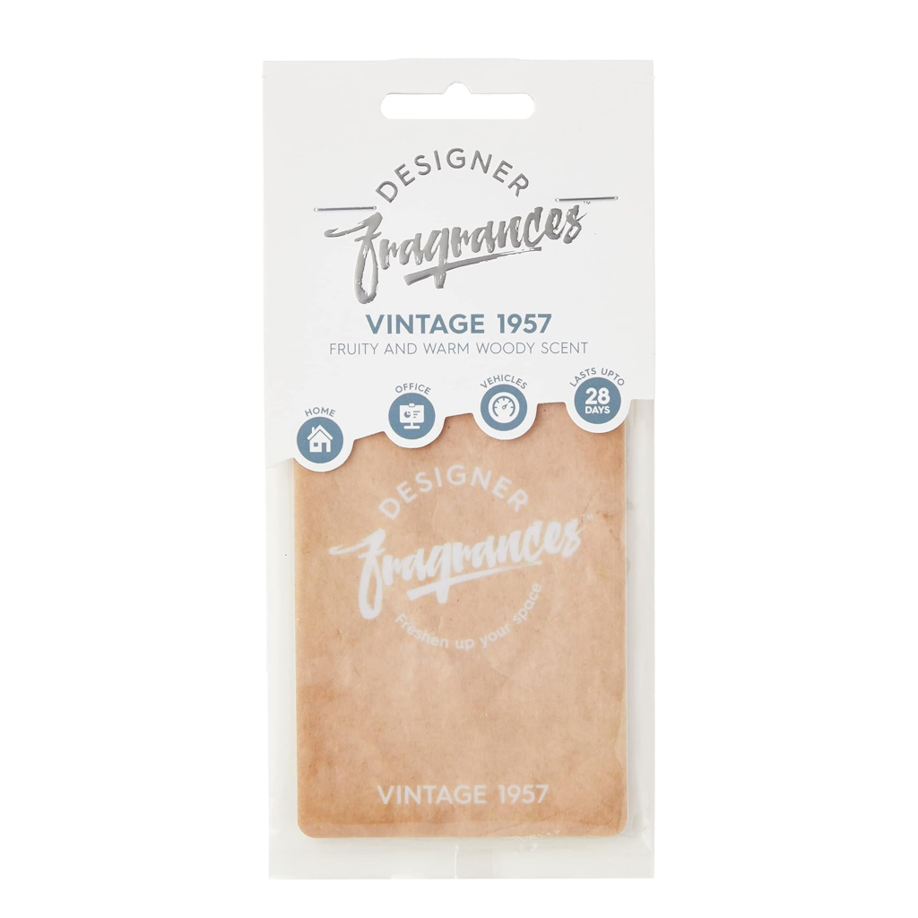 Designer Fragrances Paper 2D Air Freshener Vintage 1957