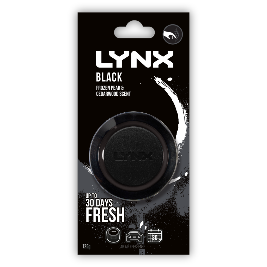 LYNX Gel Can Air Freshener Black