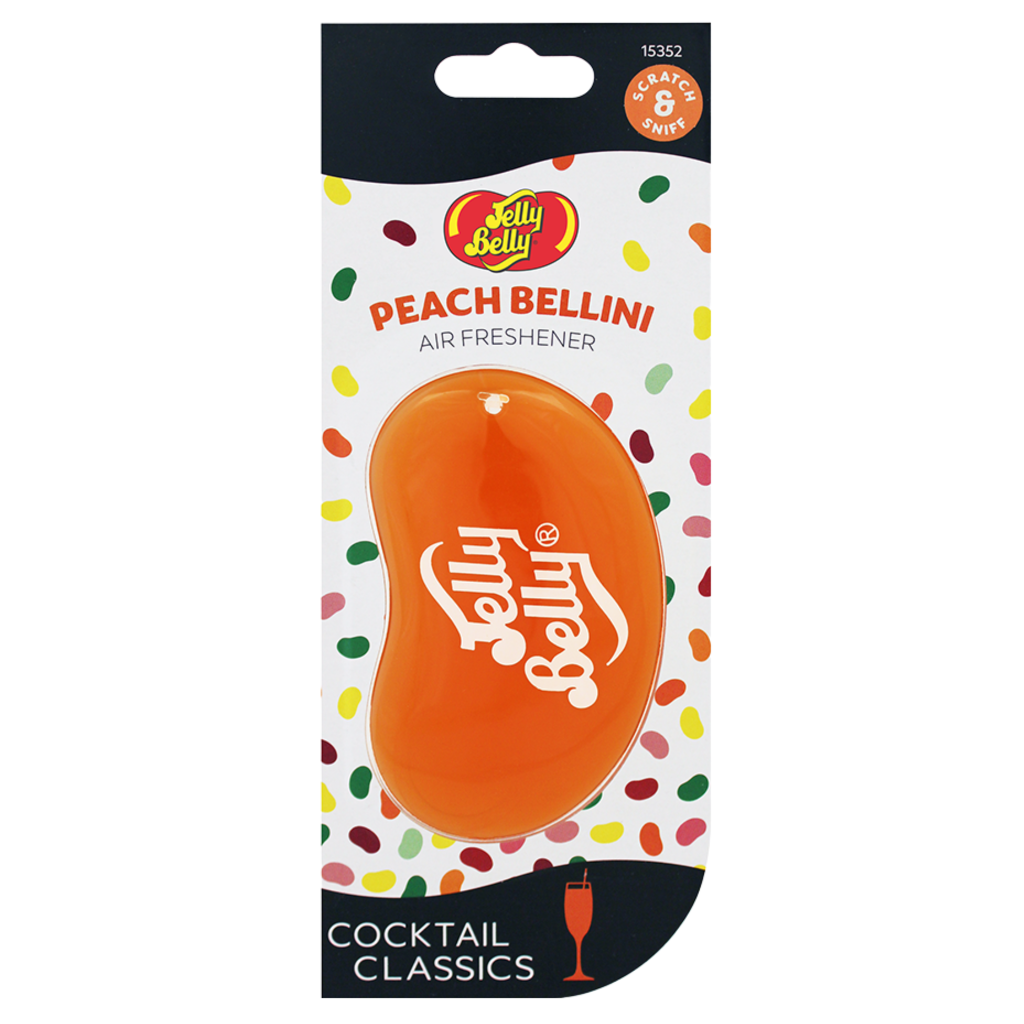 Jelly Belly Gel 3D Air Freshener Peach Bellini