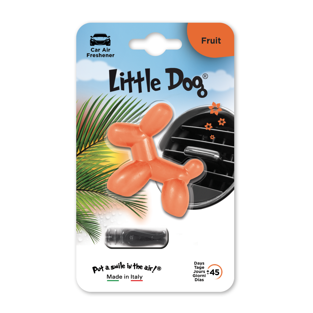 Little Dog Vent Clip Air Freshener Fruit