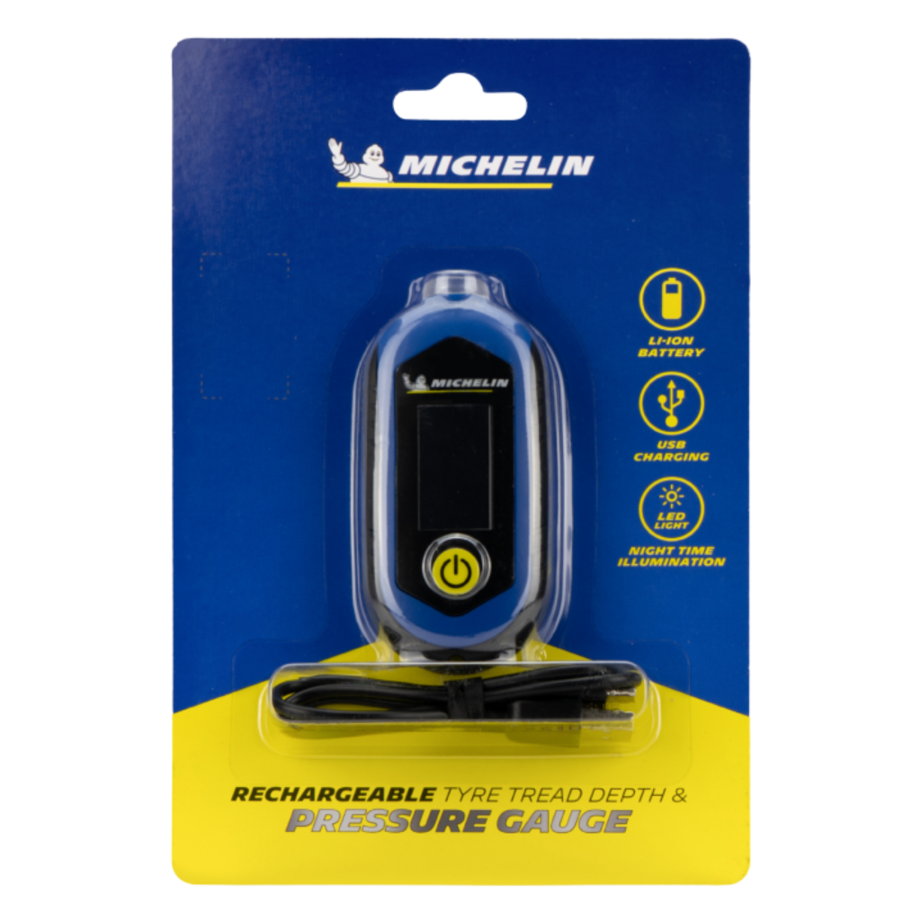 Michelin Rechargeable Digital Tyre Pressure & Depth Gauge - 27001