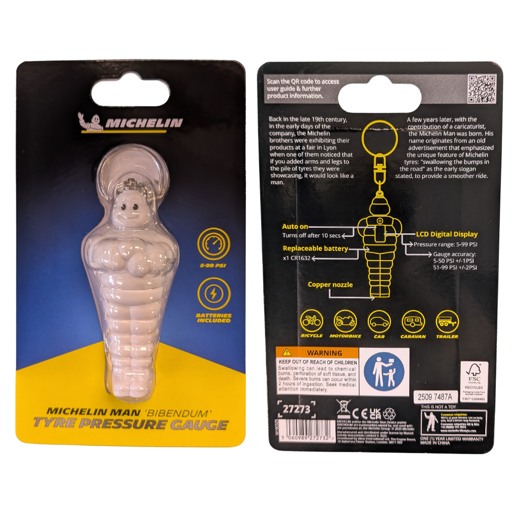 Michelin Bibendum Digital Keyring Gauge