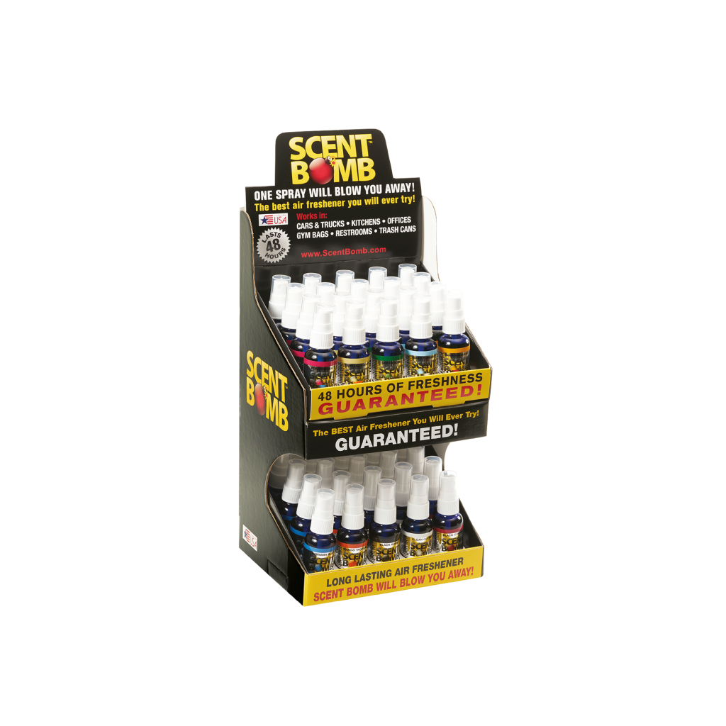 Scent Bomb Double Decker Display Stand