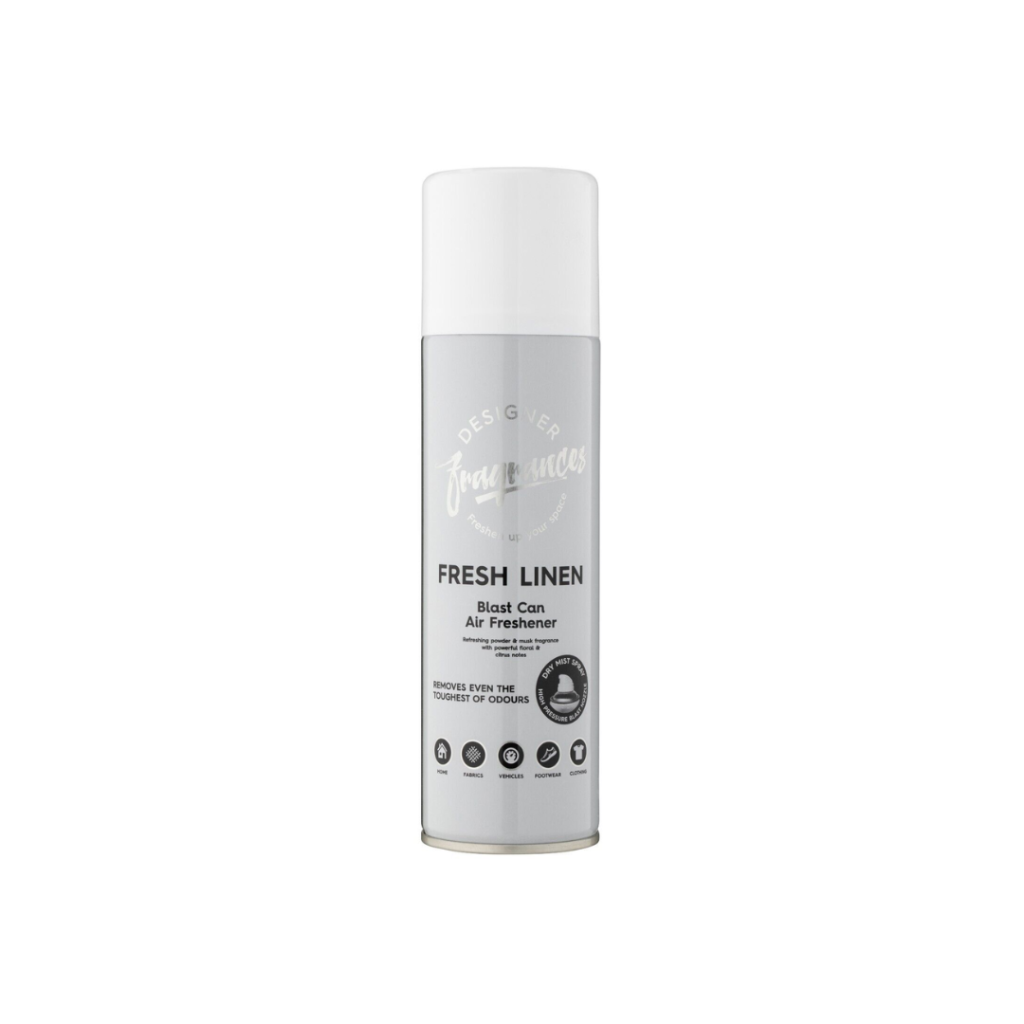 Designer Fragrances 300ml Blast Can Fresh Linen