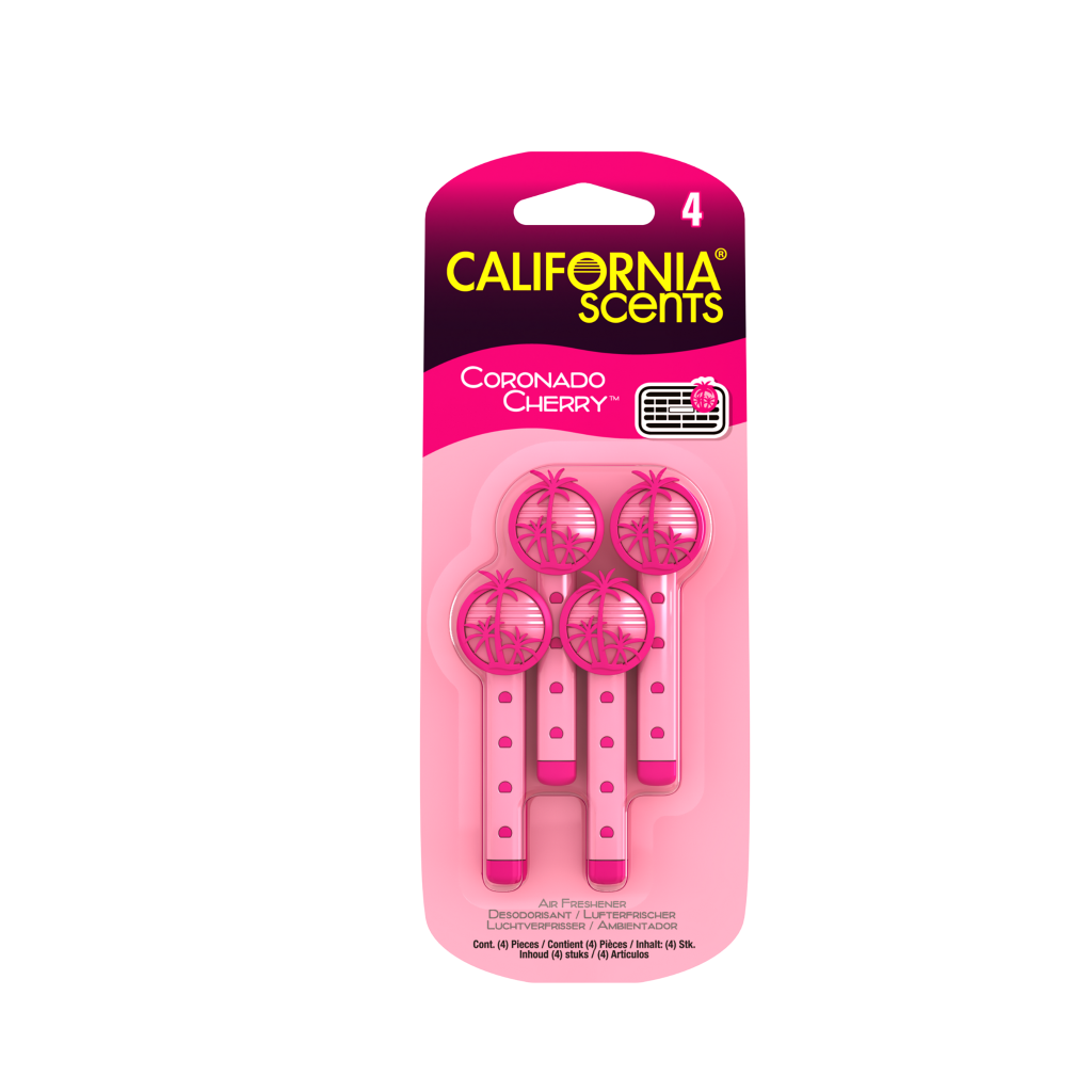 California Scents 4PK Vent Stick Coronado Cherry