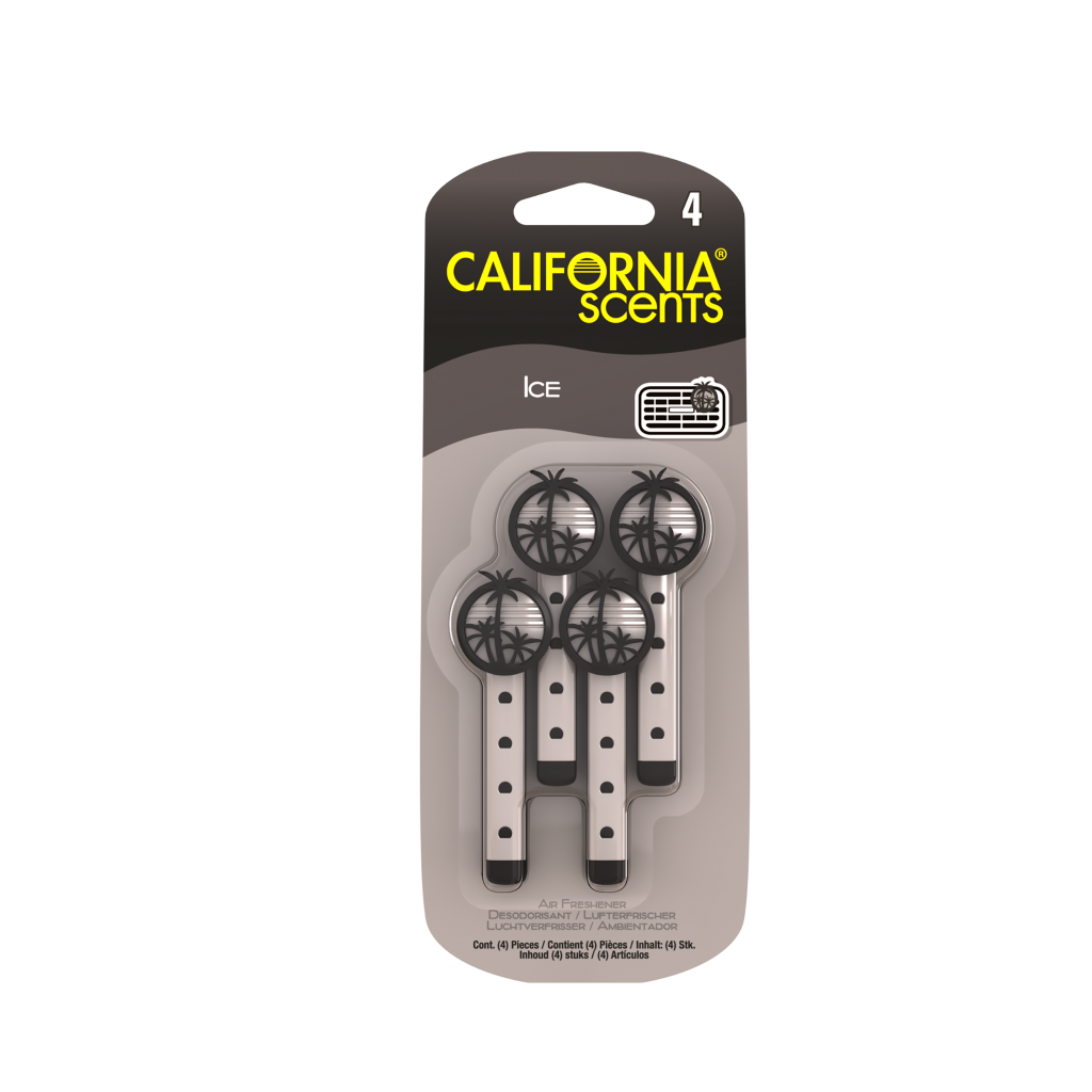 California Scents 4PK Vent Stick Ice