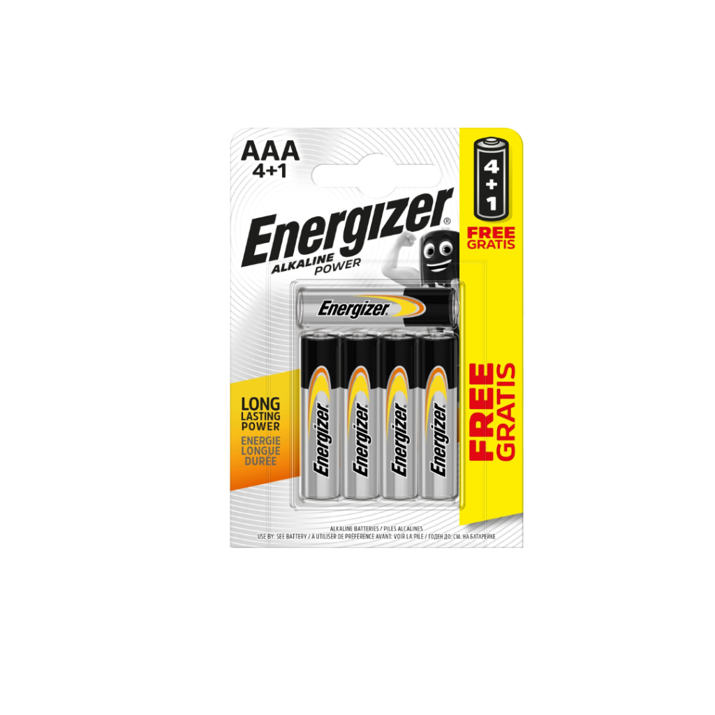 Energizer Alkaline Power AAA 4+1