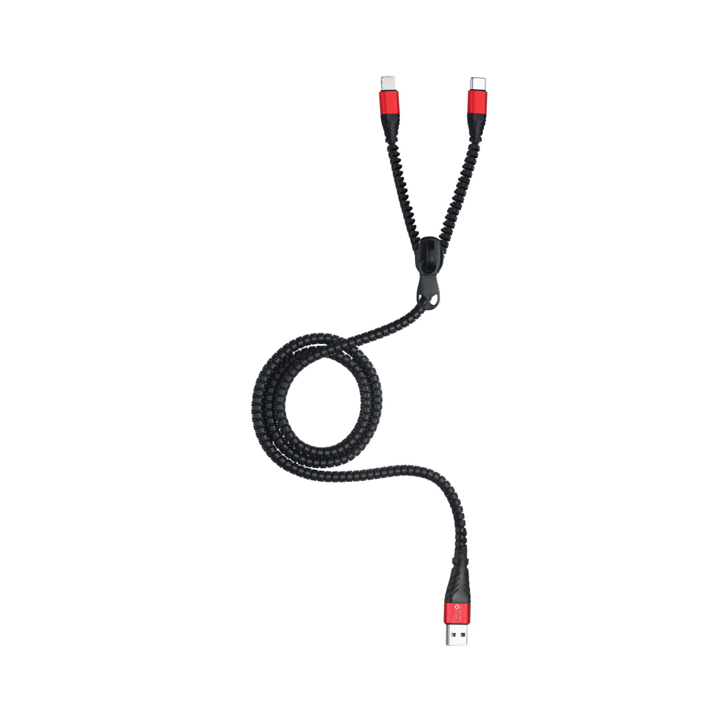 NRG 2in1 Zipper Charging Cable