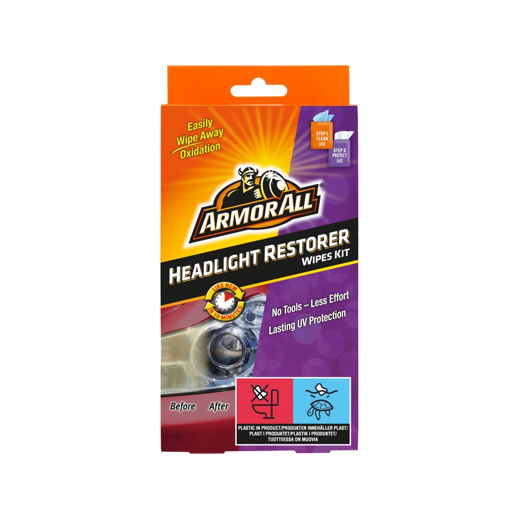 ArmorAll Headlight Restorer Wipes Kit