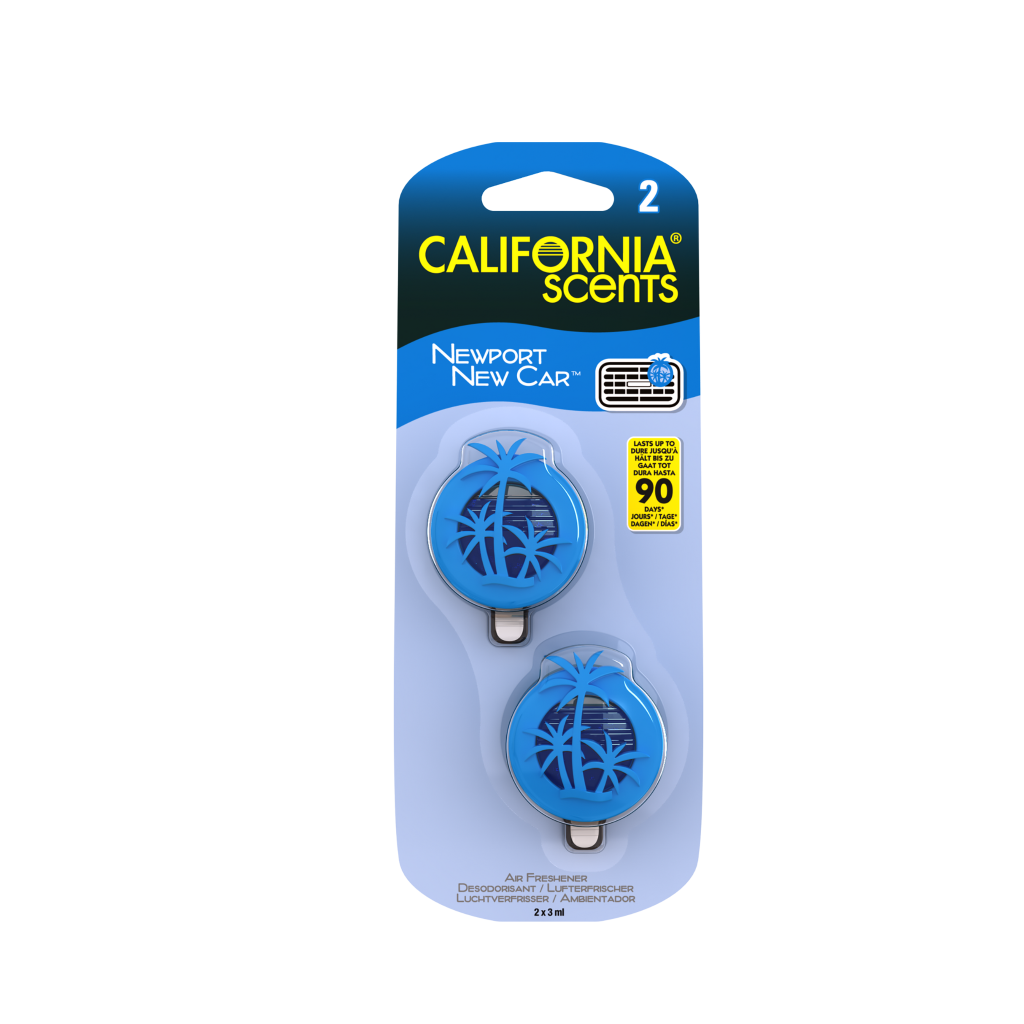 California Scents 2PK Mini Diffuser Newport New Car