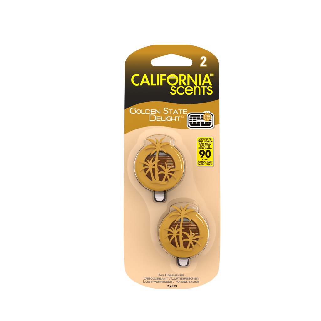 California Scents 2PK Mini Diffuser Golden State Delight