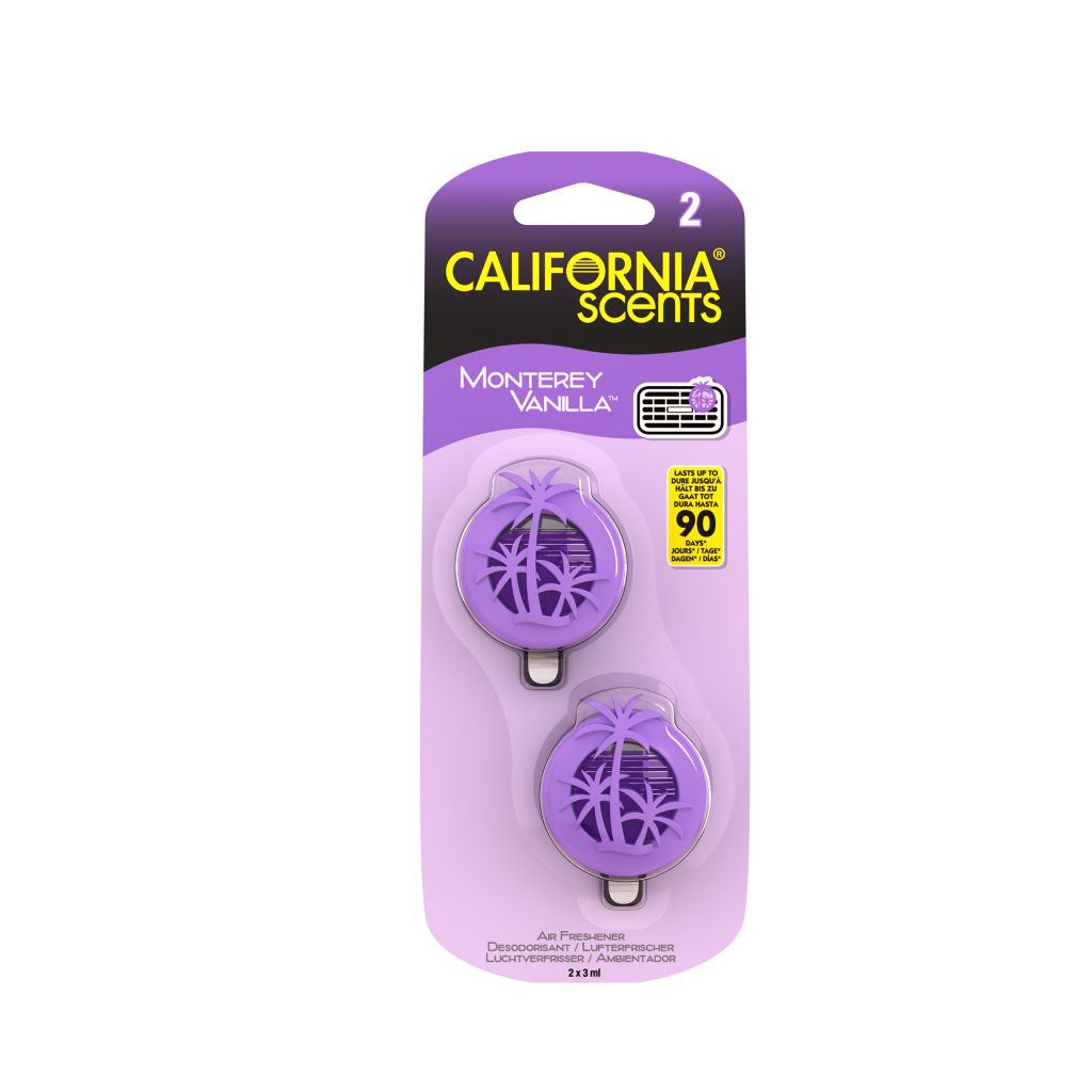 California Scents 2PK Mini Diffuser Monterey Vanilla
