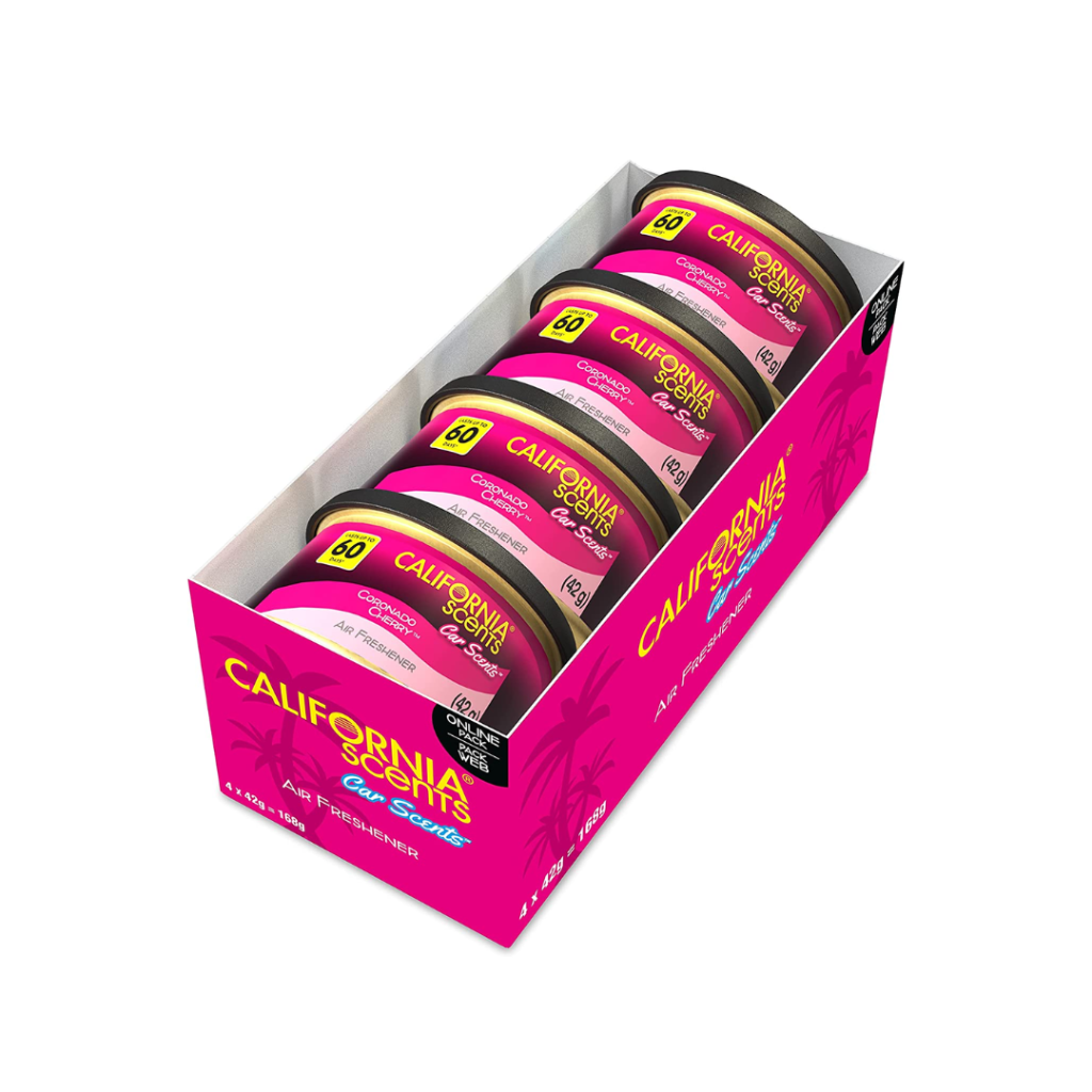 California Scents Coronado Cherry 4pk Tray – Opal Products UK