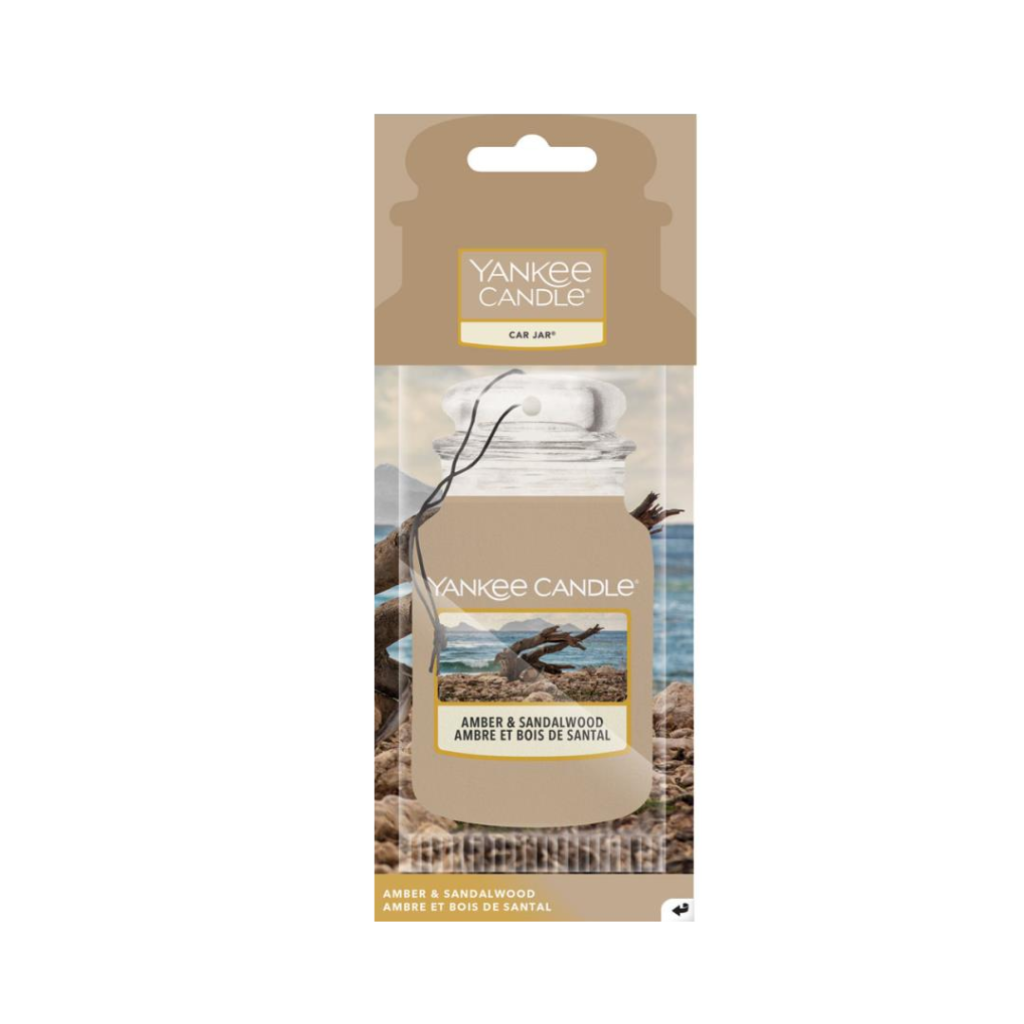 Yankee Candle Car Jar Hanging Amber & Sandalwood