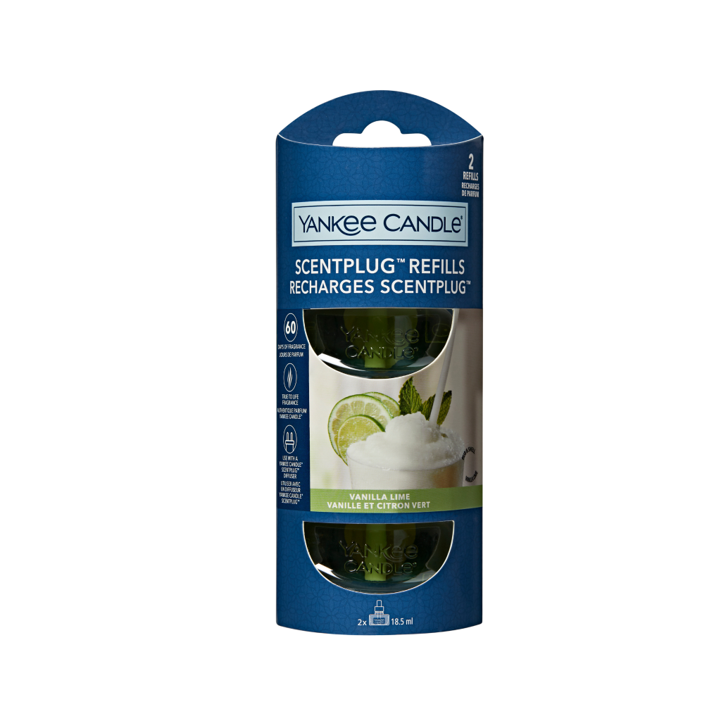 Yankee Candle Scent Plug Twin Pack Refills Vanilla Lime